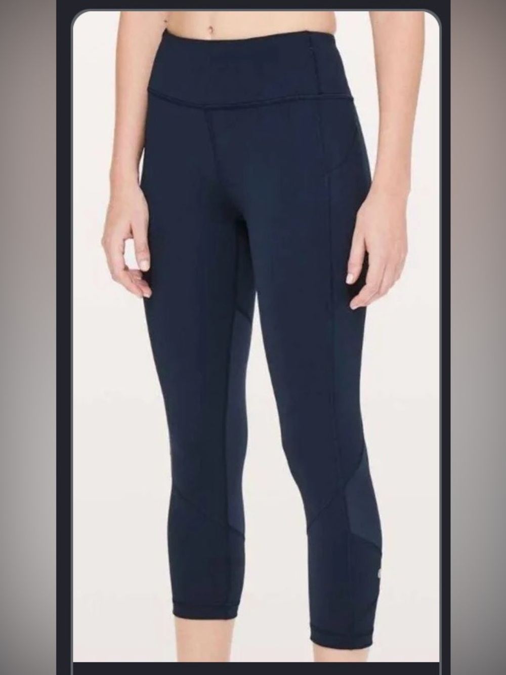 LuluLemon pace rival crop leggings